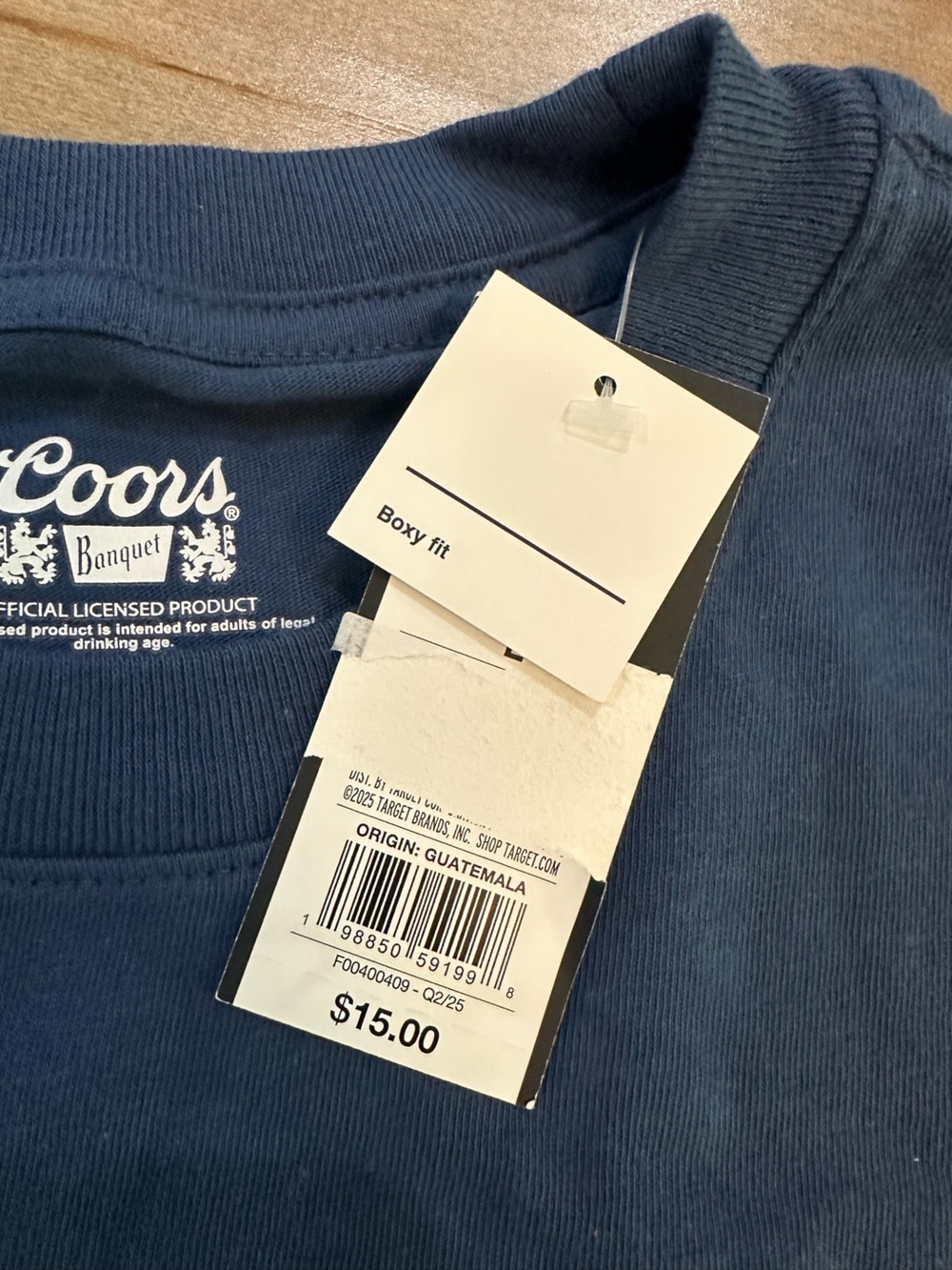 Coors Golden Banquet Blue Graphic Muscle Tank for Men - Picture 6 of 8